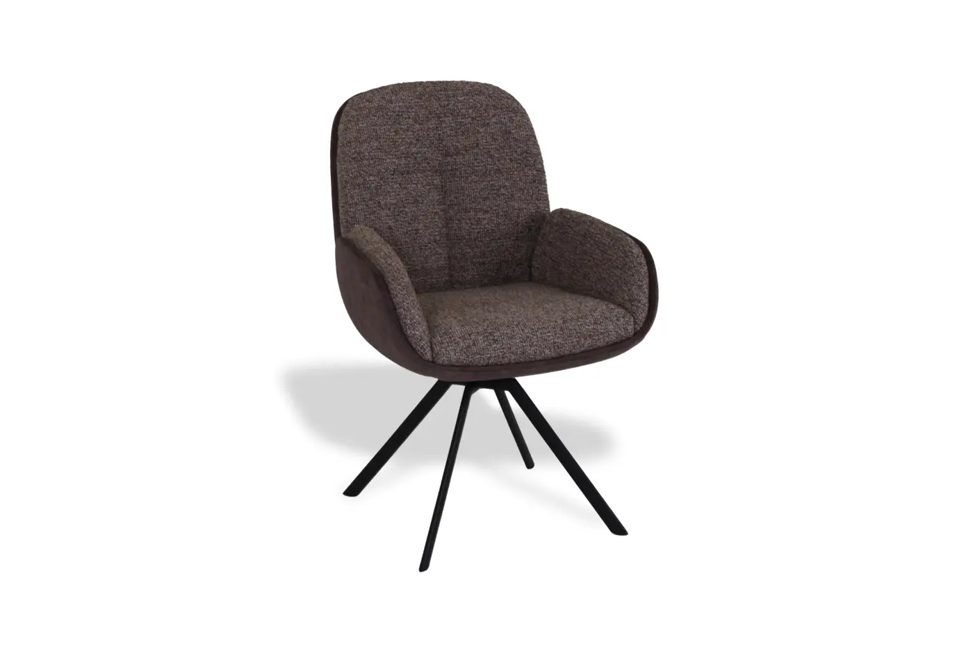 Sessel 23691.. Braun Stoff ca. 59x91x63cm