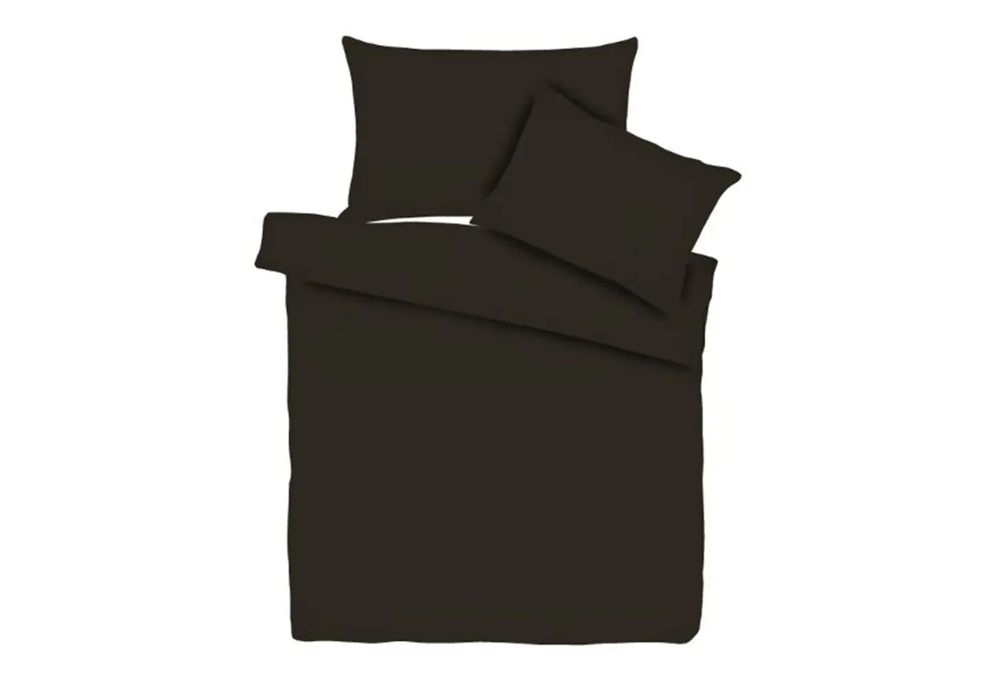 Kissenanzug 50x70 cm Uni Satin anthrazit