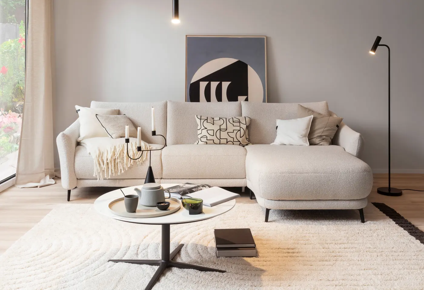 Sofaecke Tabby von Schöner Wohnen Stoff ca. 284x168cm