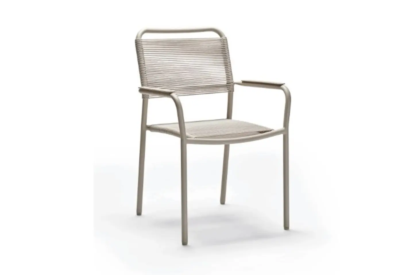 Stapelsessel Joris Greige von Stern 100 % Polypropylen ca. 61x59x89cm