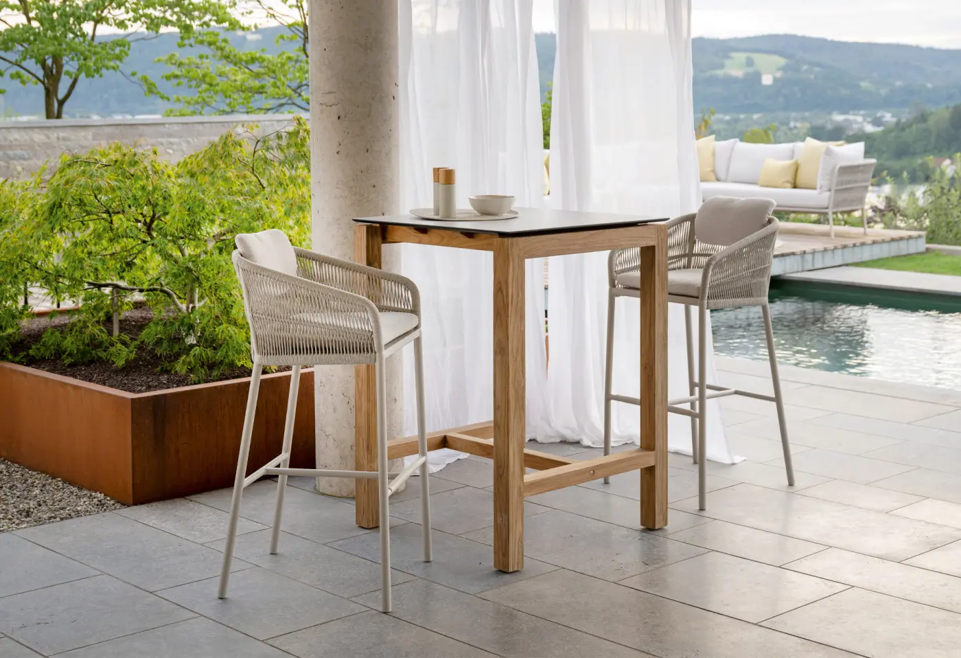 Tischgarnitur Jella, Theo von Stern Wetterfest