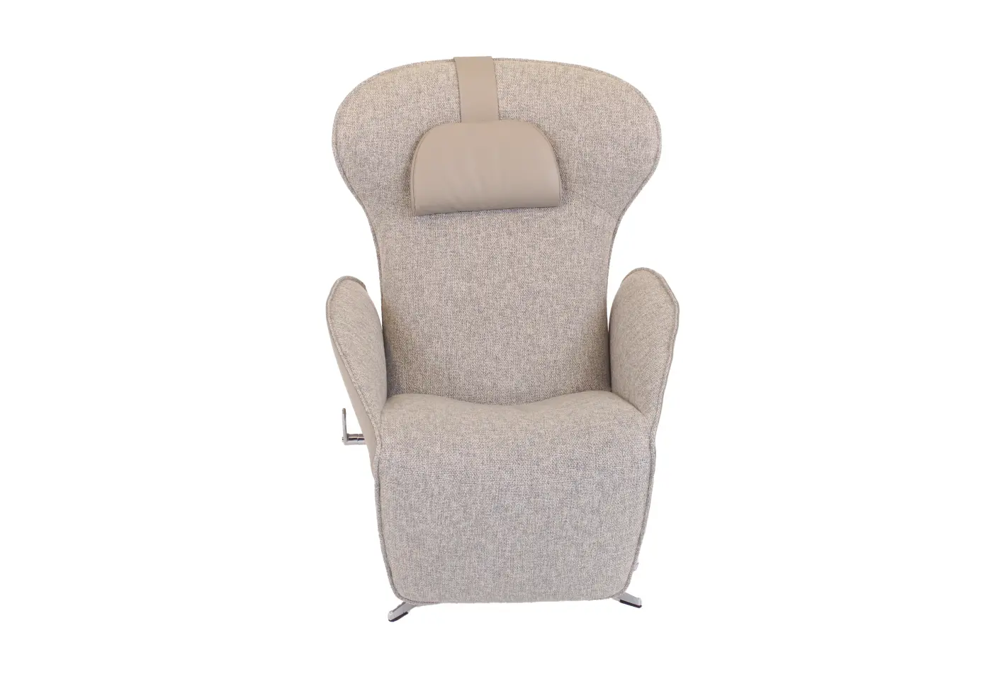 Relaxsessel Daydreamer JR-7450 von Jori Innen Stoff Bembebis C0720 (F1a), Aussen Leder Celia Egg ca. 80x121cm