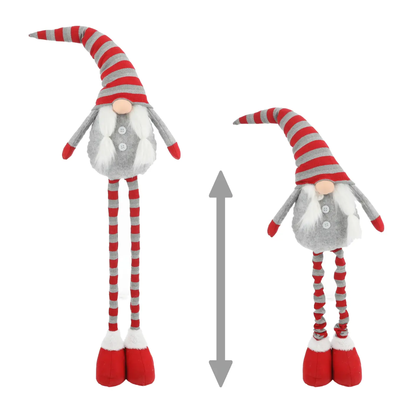 Wichtel Udo 140cm Strick, teleskop Beine ca. 140cm