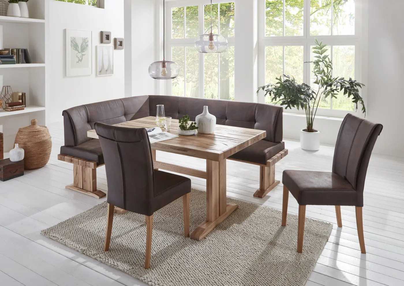 Tisch 9806.1 Balkeneiche natur, strukturgehobelt ca. 140x90x75cm 