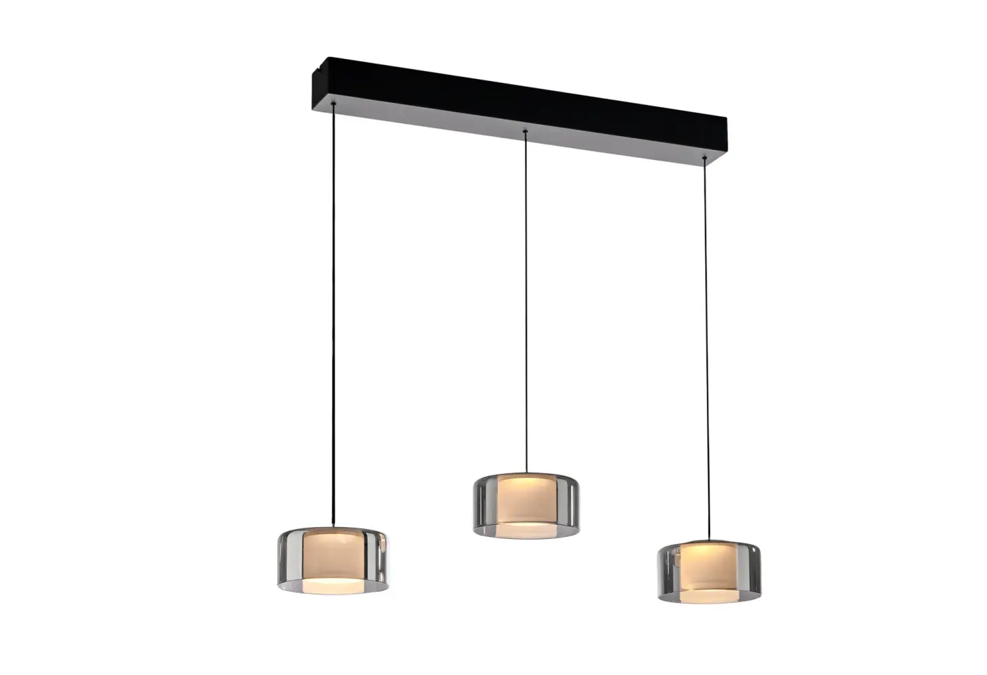 LED-Pendelleuchte Rika Schwarz von Neuhaus Pure ca. 71x15x180cm