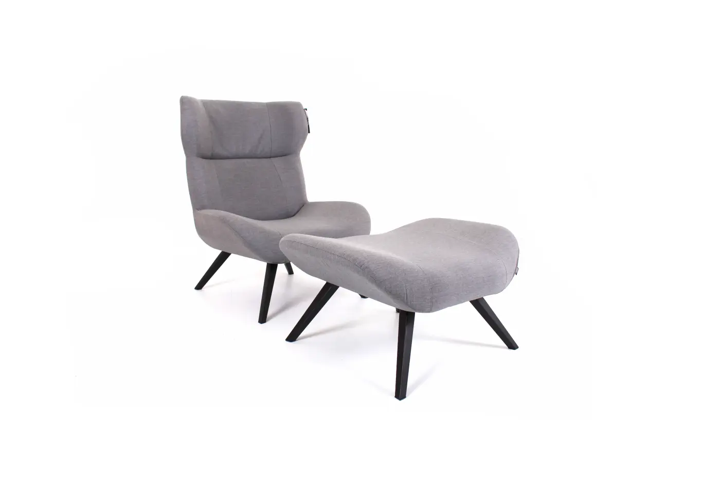 Ohrensessel Elin Mid grey von Schöner Wohnen Sunbrella ca. 80x100x105cm