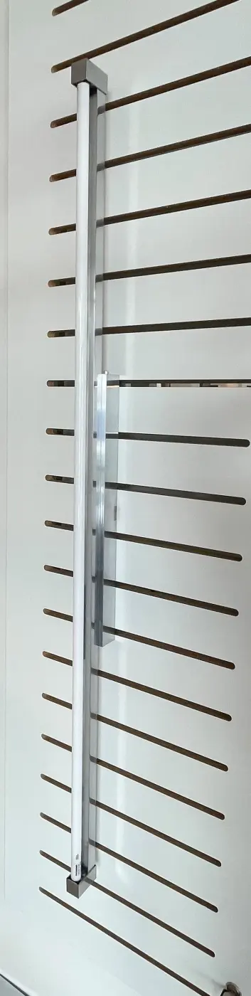 Wand-Deckenleuchte 14790180 Chrom gebürstet Metall