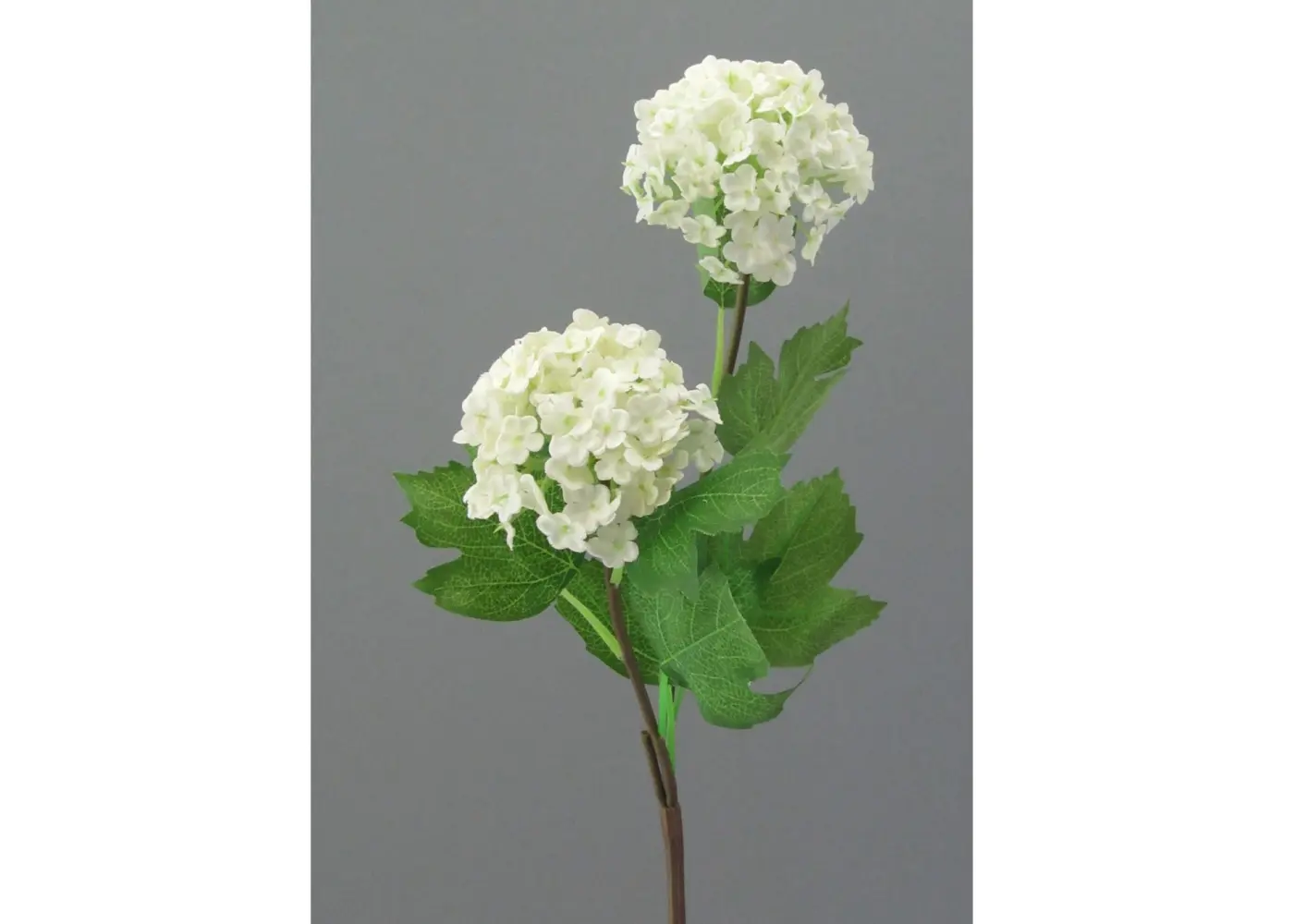 Schneeballzweig 49cm, weiss Weiss, Grün Kunststoff ca. 49cm