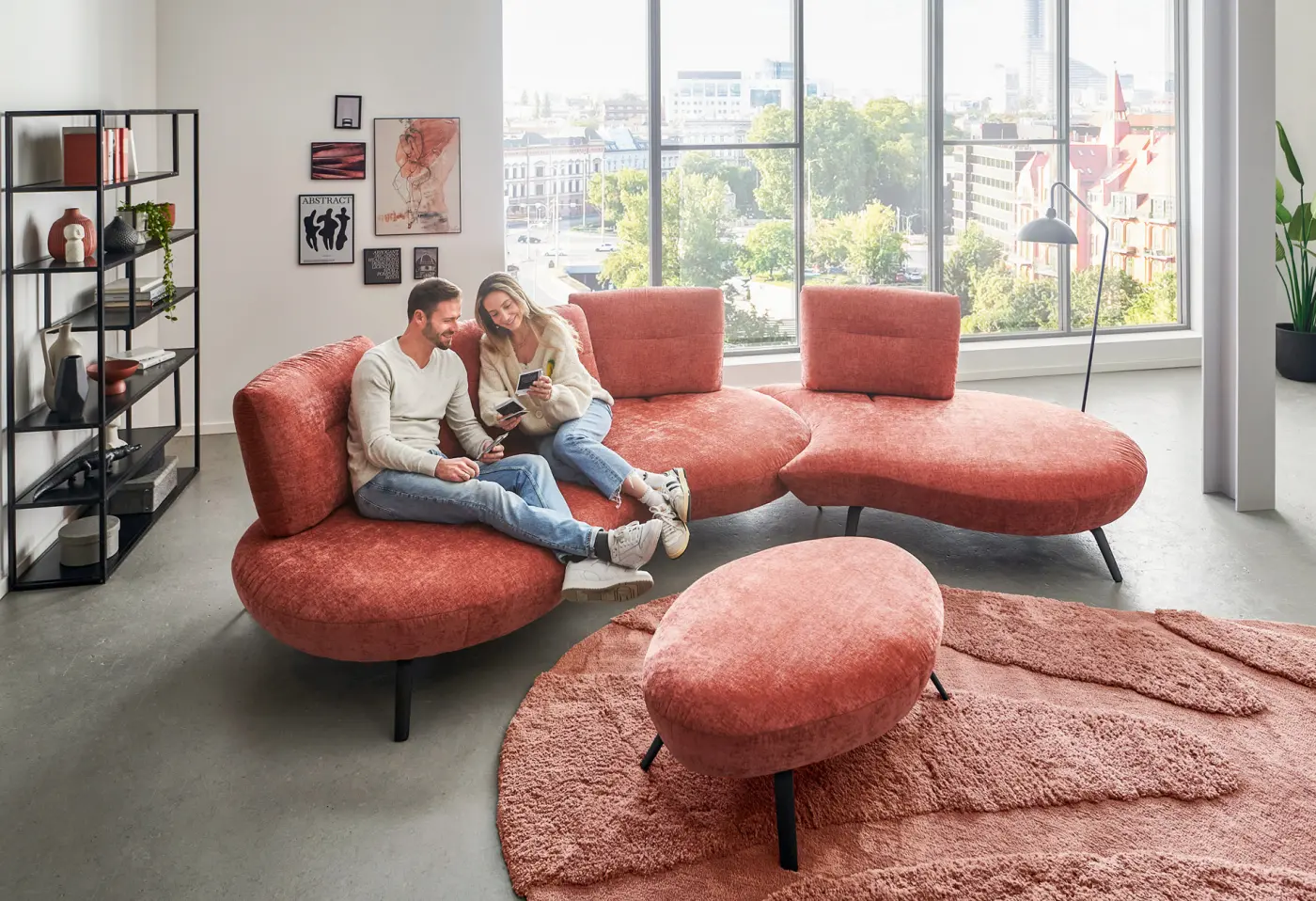 Polstergarnitur Curio Nile marsala