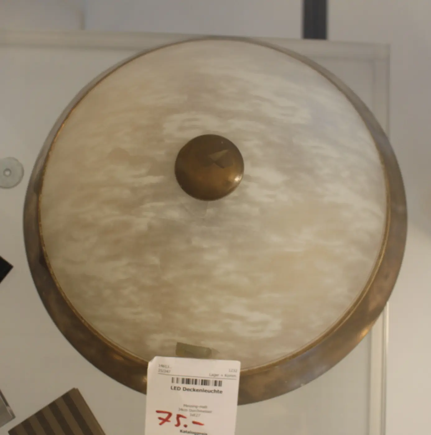 LED Deckenleuchte 14613.. Messing matt ca. 34cm