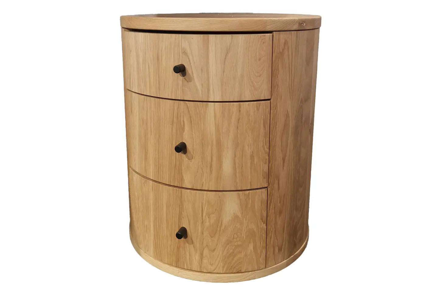 Nachttisch Delux Barrel von Delux Eiche hell geölt ca. 46x55x46cm