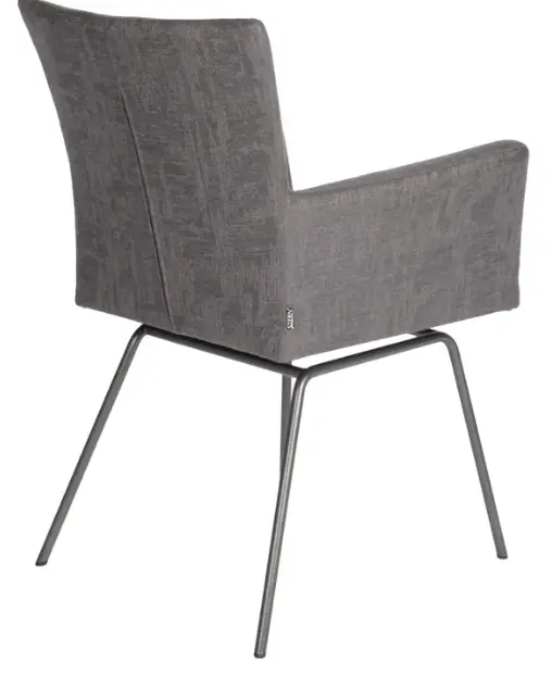 Sessel 13434.1 Kristall anthrazit Outdoorstoff, 100% Polyacryl mit PU-Beschichtung ca. 61x89x48cm