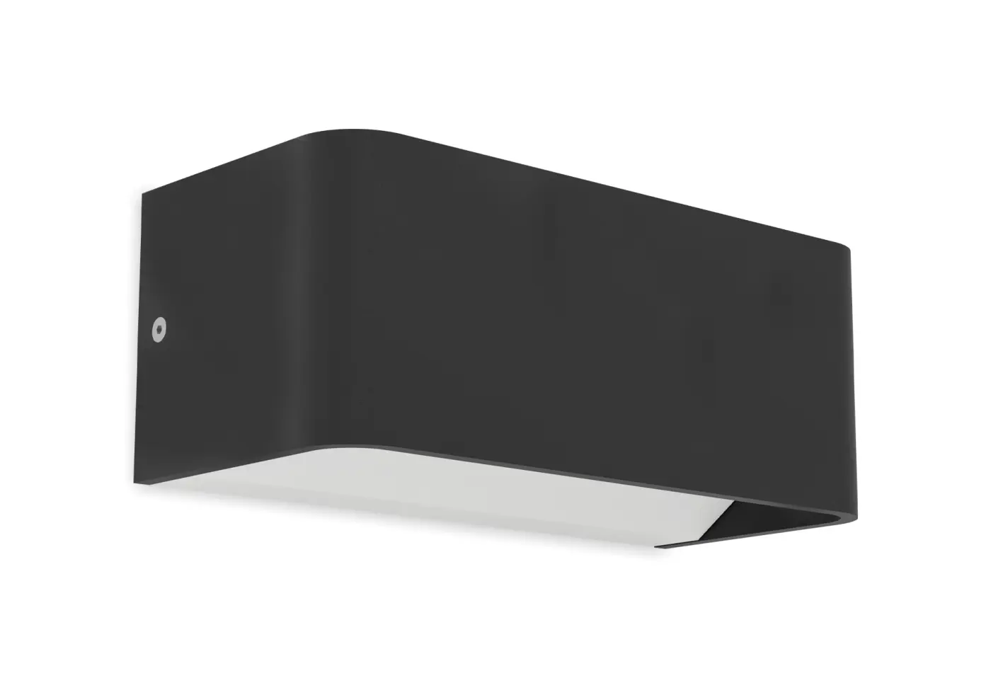 LED-Aussenwandleuchte 24471.1 schwarz Alu, Stahl ca. 20x8cm