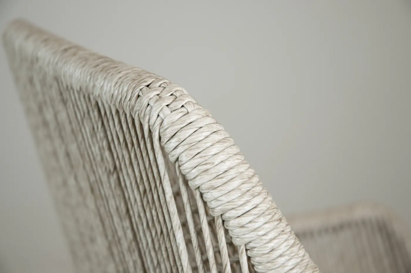 Armlehnsessel 17145.. Twisted beige 40 Outdoorstoff Geflecht ca. 60x92x47cm