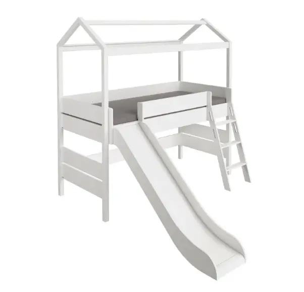 Spielbett Tiny House von Paidi Kreideweiss ca. 90x200cm