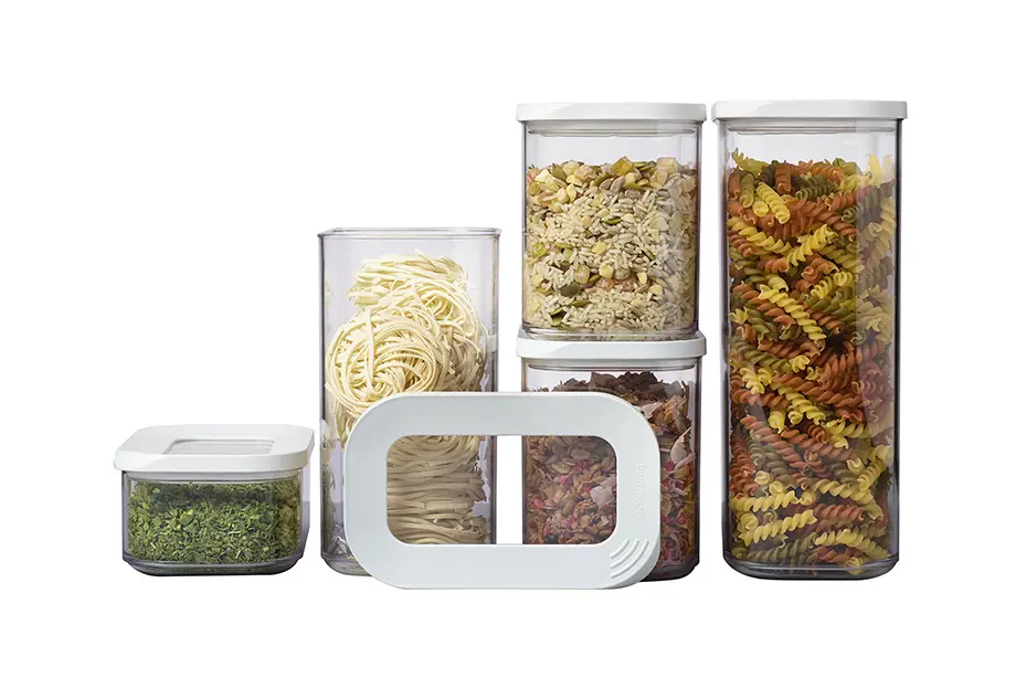 Vorratsdosenset 5-Tlg. 1x425ml, 2x1.000ml,1x1.500ml, 1x2.000ml