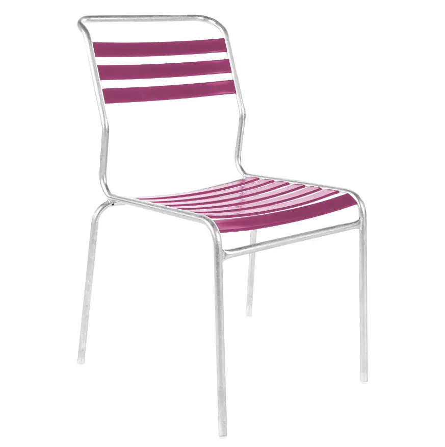 Lättlistuhl Säntis Pink von Schaffner Kunststoff ca. 44x85x60cm