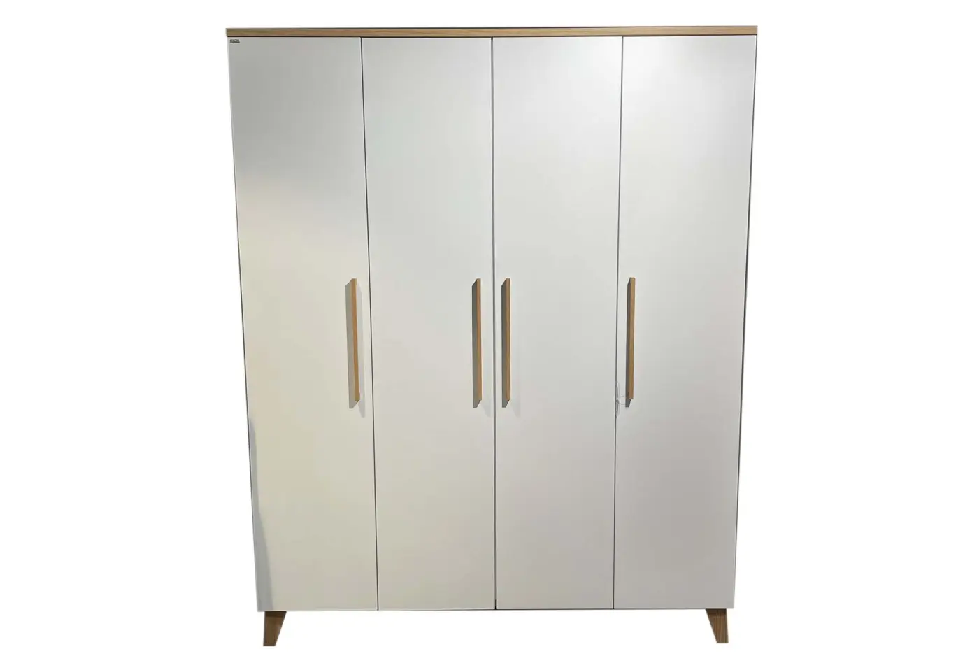 Kleiderschrank Oscar von Paidi Dekor Kreideweiss matt ca. 165x207x56cm
