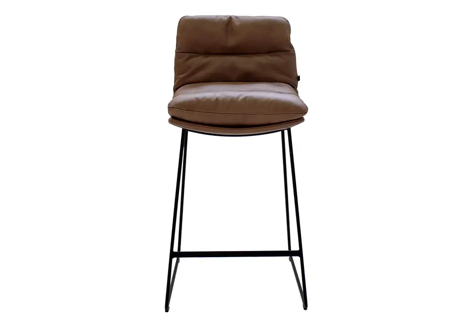 Thekenhocker 21055 Leder "stone" ca. 50x111x62cm