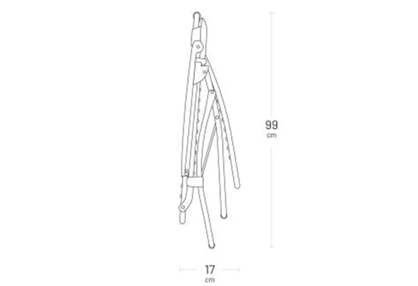 Liegestuhl R Clip Beige Seigle von Lafuma Batyline ca. 67cm