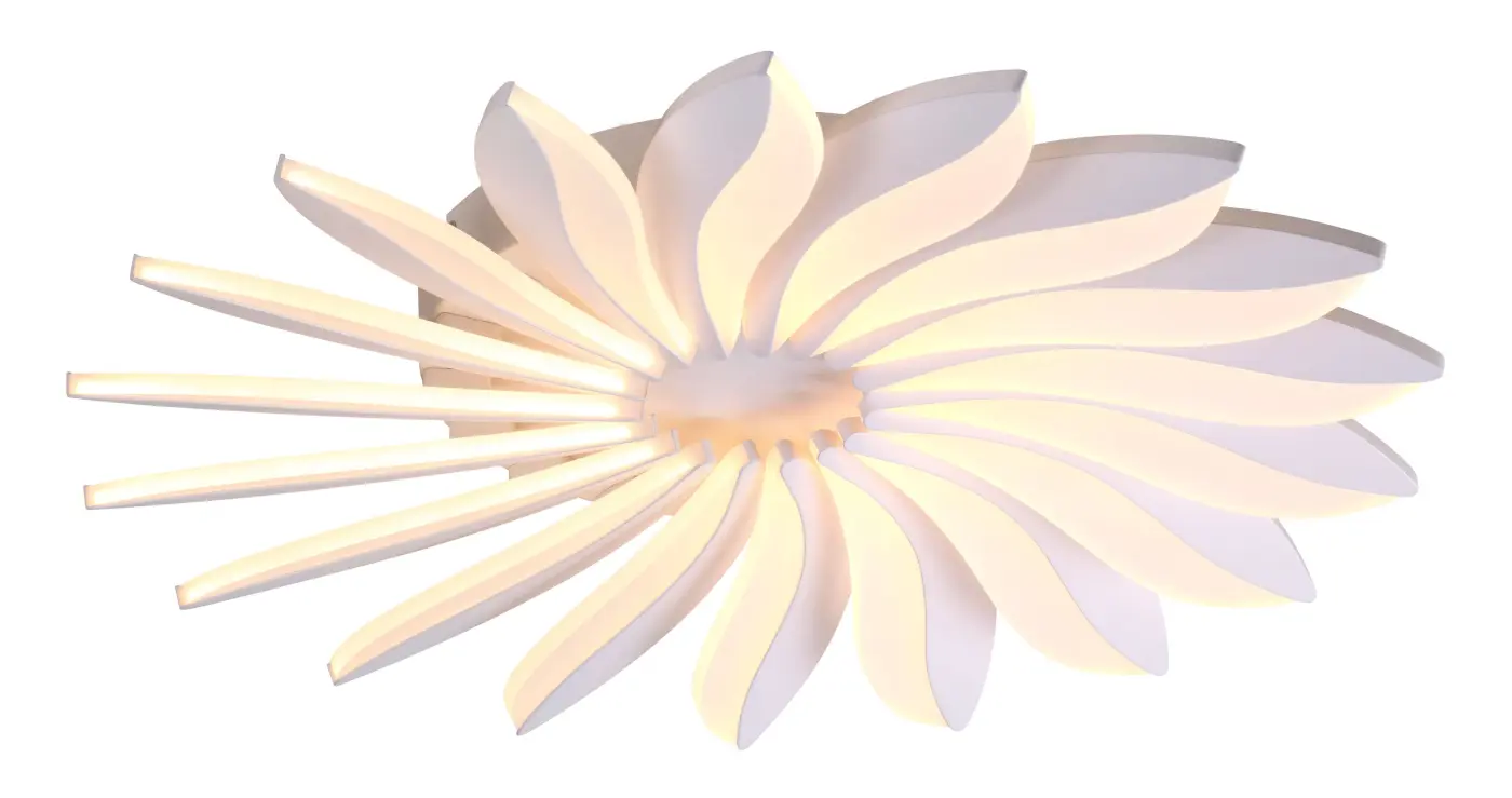 LED-Deckenleuchte 13844.. Weiss Aluminium, Metall ca. 61,5x8,5cm