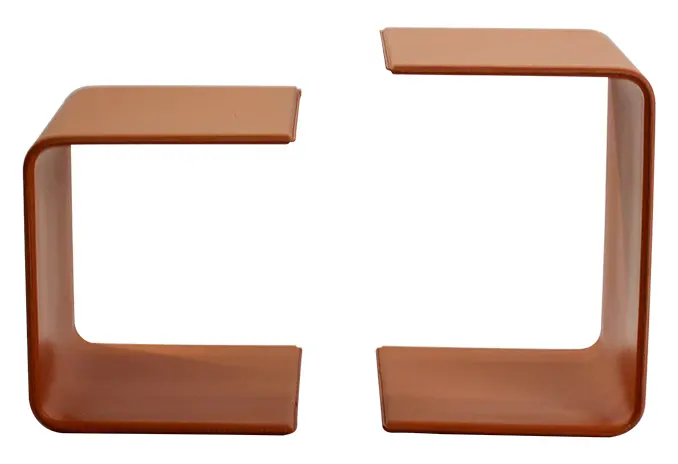 Beistelltisch 940 cognac von Rolf Benz ca. 44x45x39cm