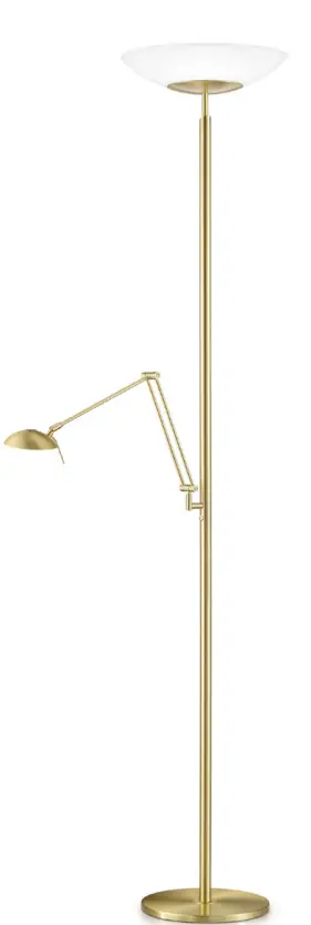 LED-Deckenfluter 11531.. Messing matt ca. 36x185cm