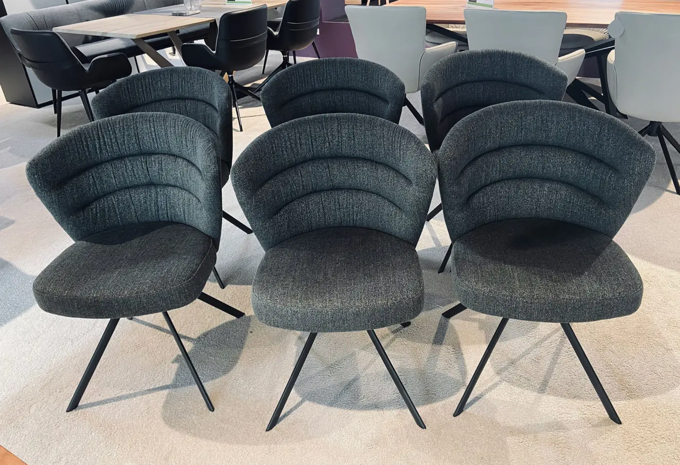 Stuhl-Set Capri, Forest von Schöner Wohnen Stoff ca. 63x83x63cm