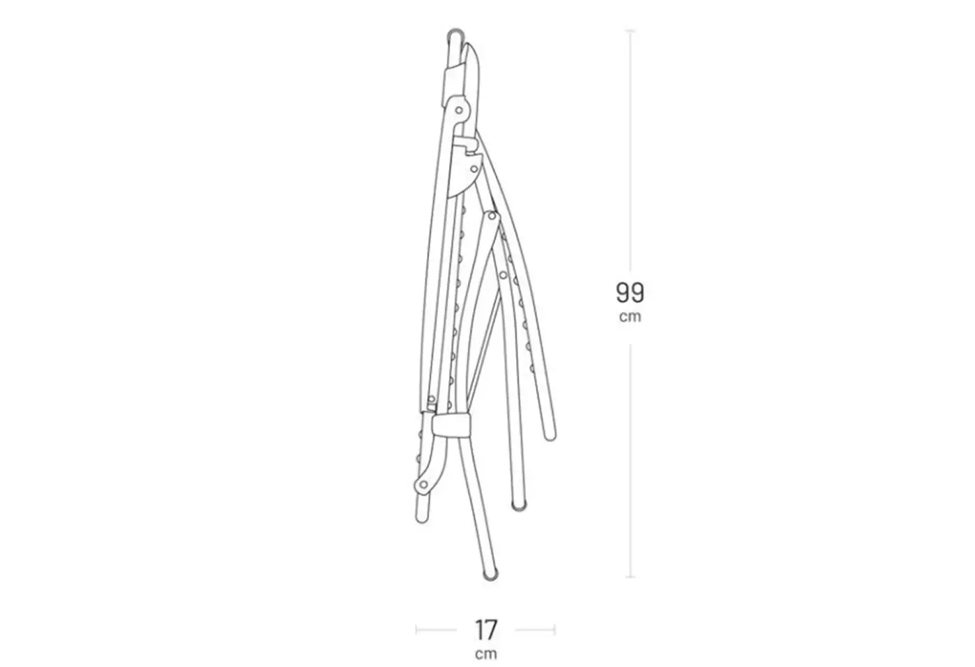 Liegestuhl R Clip Grün Moss von Lafuma Batylin ca. 67cm