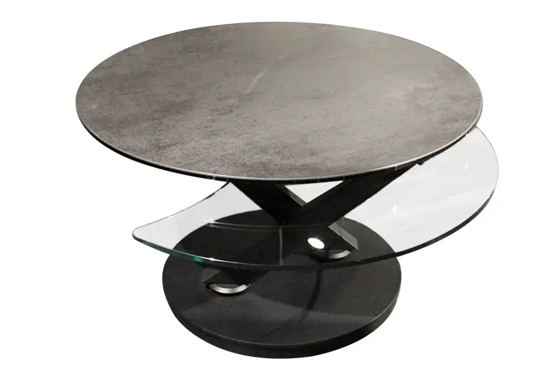 Couchtisch 6209 Riviera titan von Interliving Keramik ca. 120x80x40cm