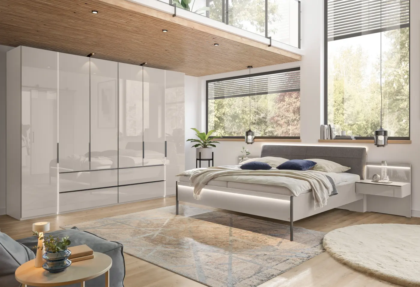 Futonbett MR San Antonio Champagner von Musterring ca. 180x200cm