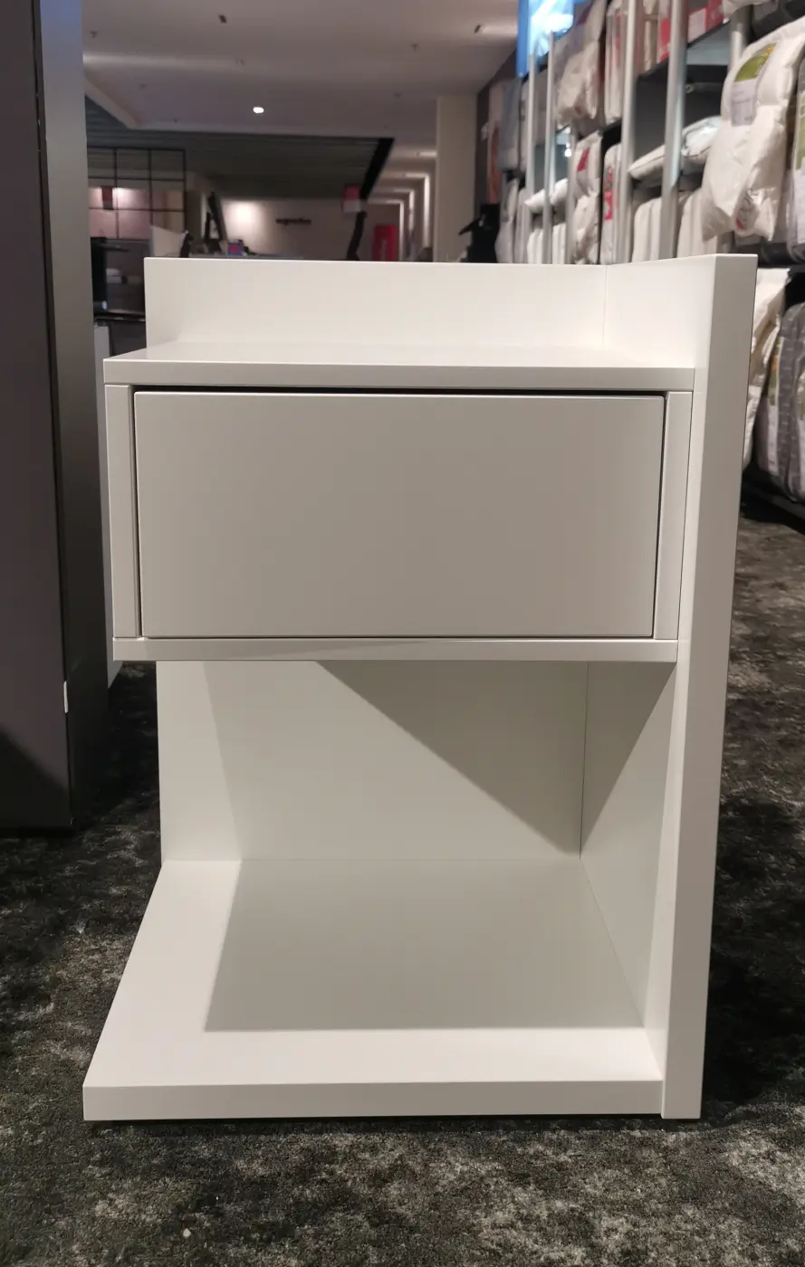 Nachttisch-Set 23041 von Ruf Betten Lack weiss matt ca. 44x62x38cm