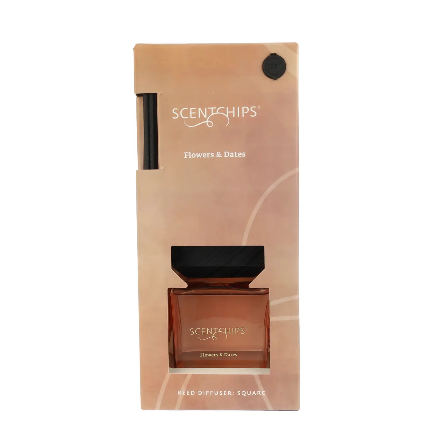 Diffuser 250ml Flowers& Dates Pink Glas