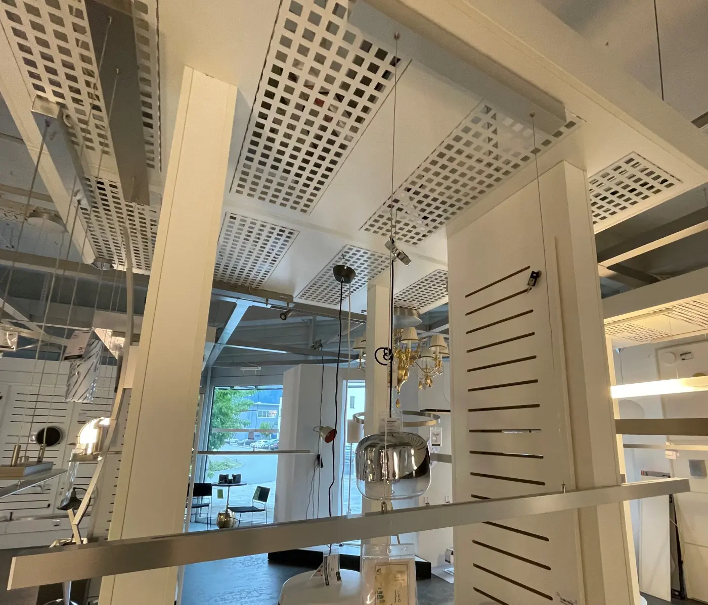 LED-Pendelleuchte 10029.. Aluminium geschliffen ca. 125cm