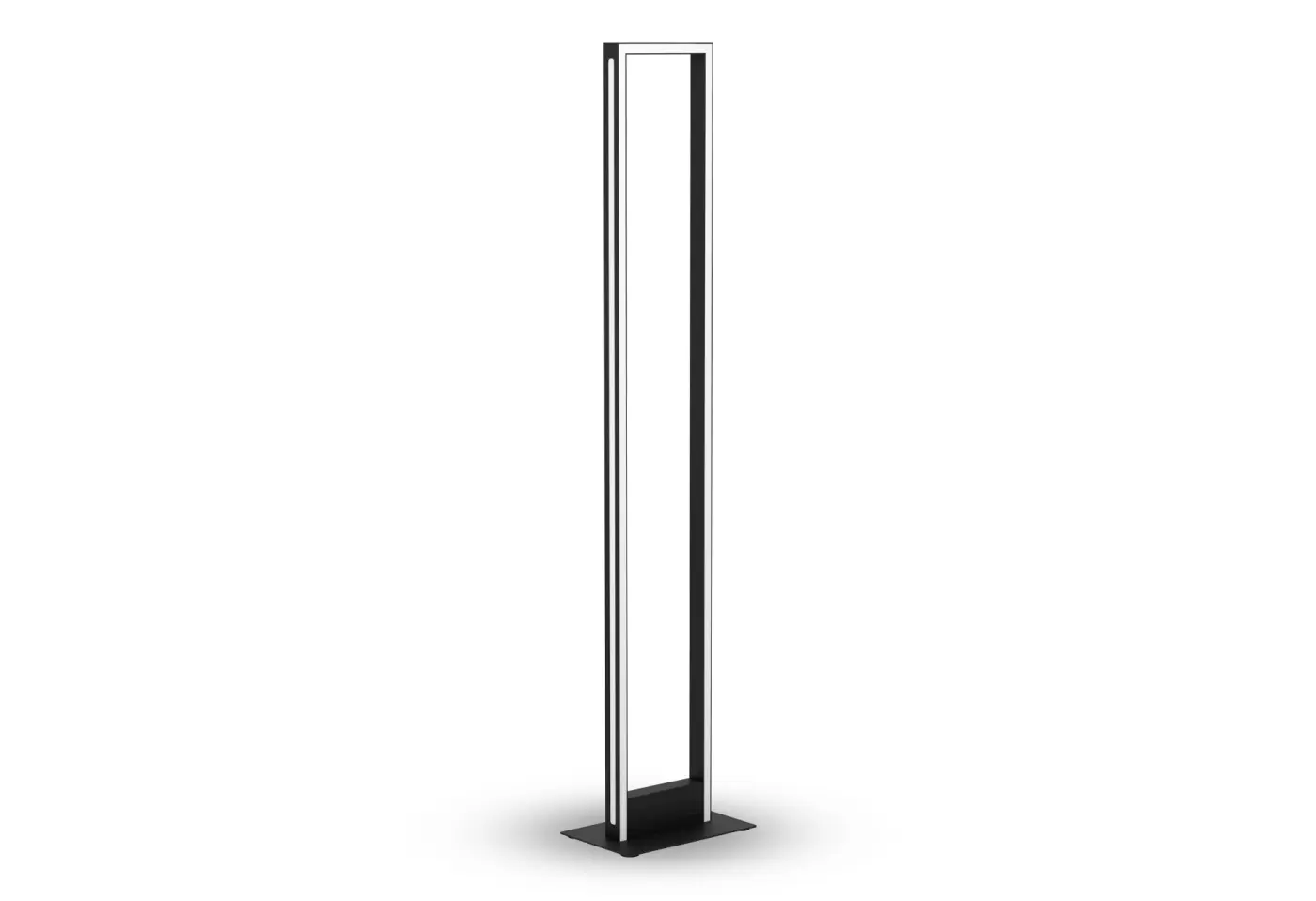 LED-Stehleuchte 24476 Schwarz/Weiss ca. 20x3,5x130,5cm