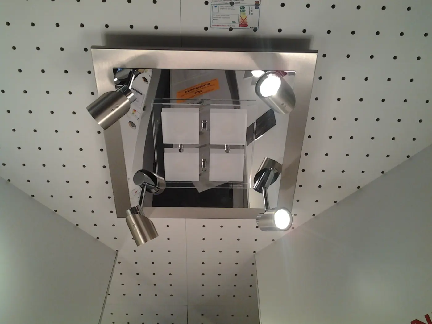 LED-Deckenleuchte 2314.. Nickel matt