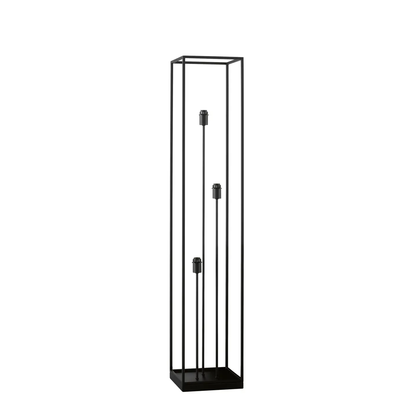 Stehleuchte 20296.28. Schwarz Metall ca. 25x133x25cm