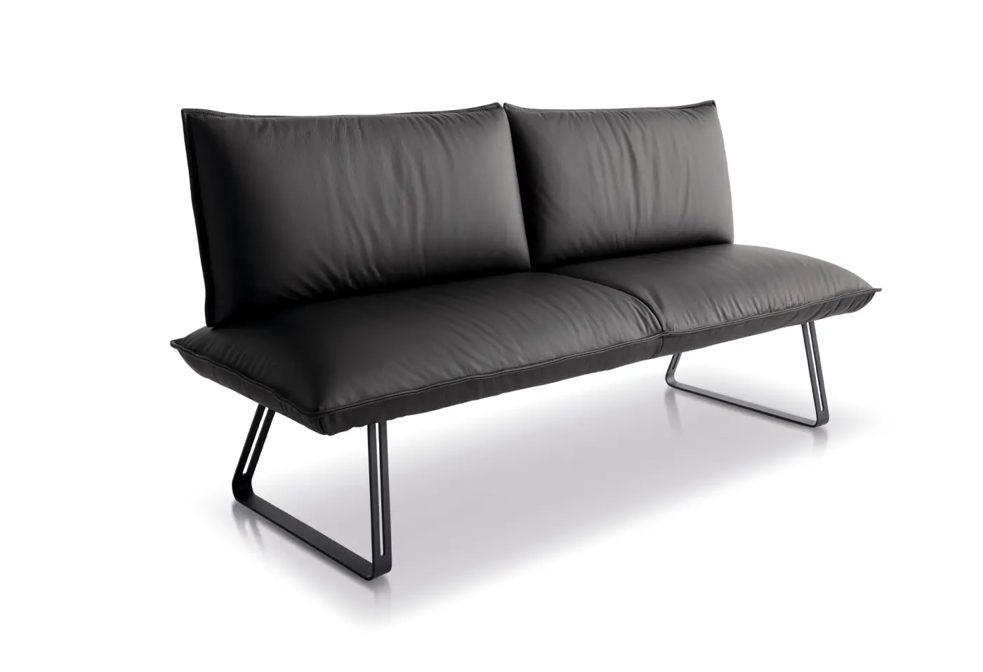 Bank Soul Lava von Koinor Leder ca. 198x98x72cm