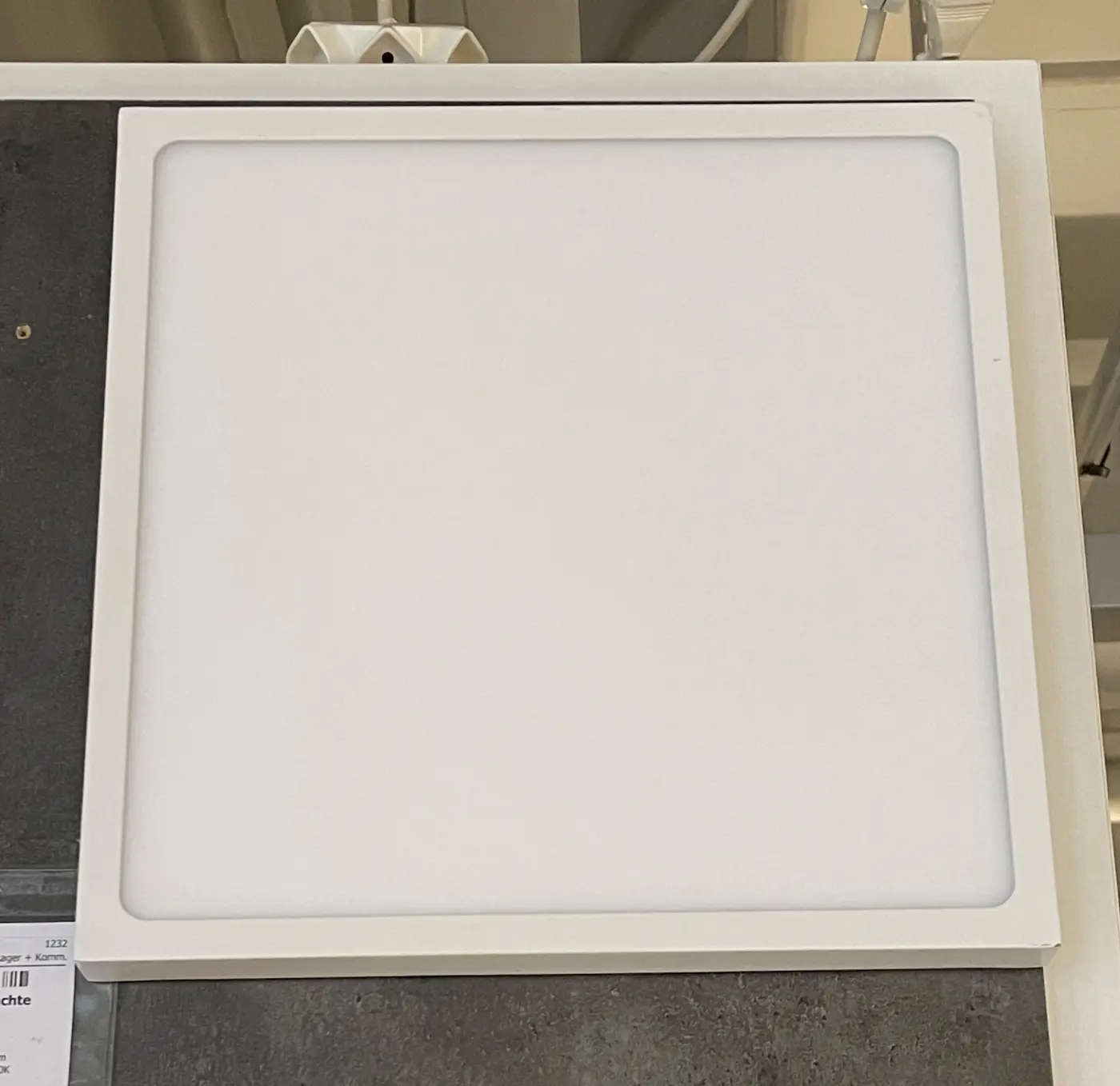 LED-Deckenleuchte 8923.. Weiss, Aluminium ca. 30x30cm