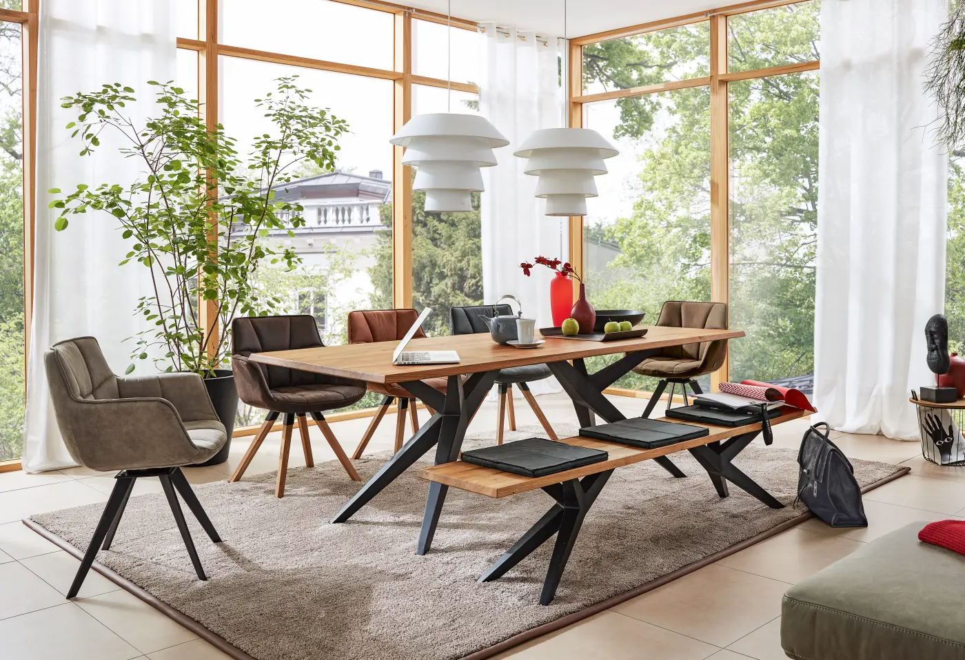 Design-Sessel MR Tamina von Musterring Microfaser Aberdeen anthrazit ca. 67x85x60cm 
