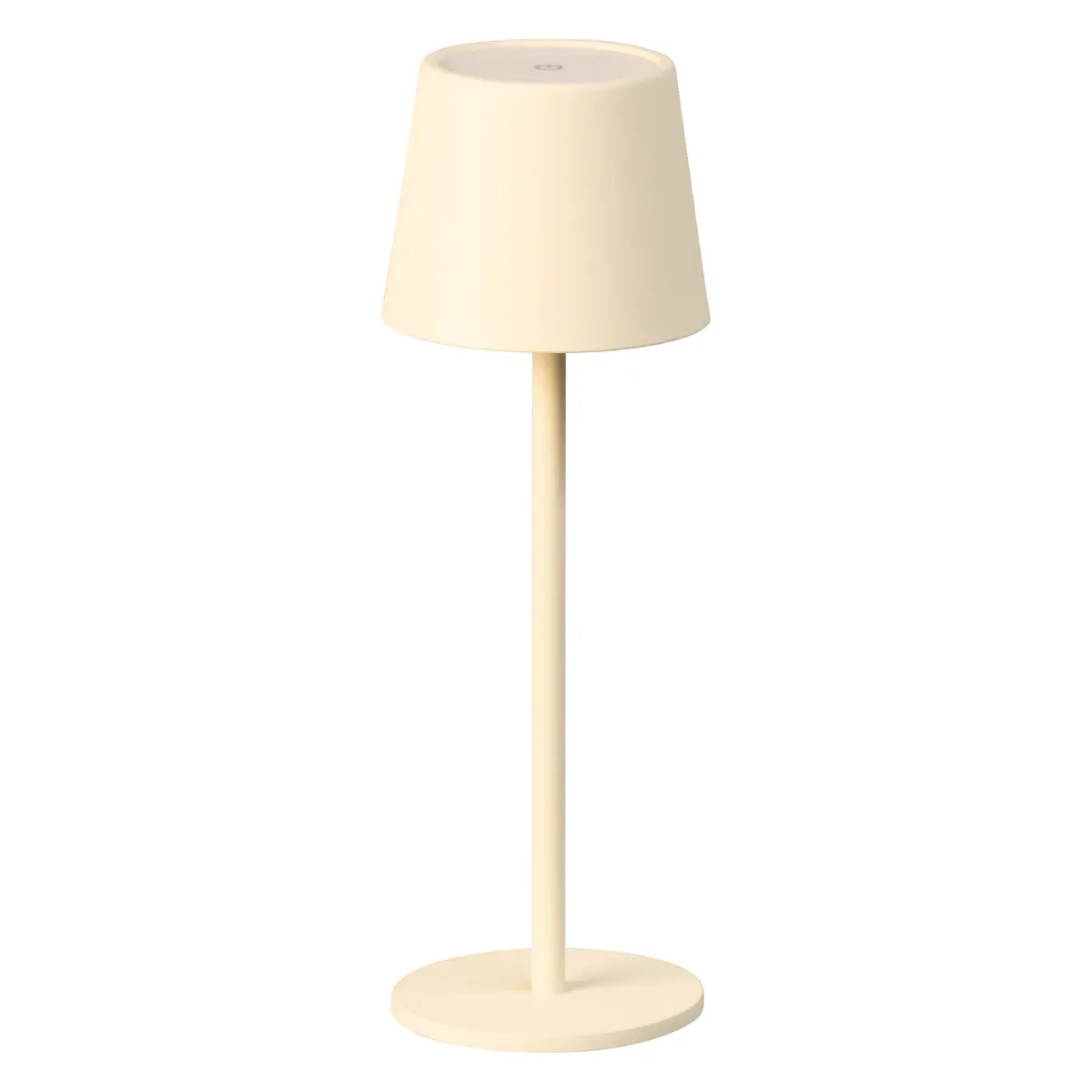 Akku-Tischleuchte 22881 Sandbeige Metall ca. 9x27,5cm