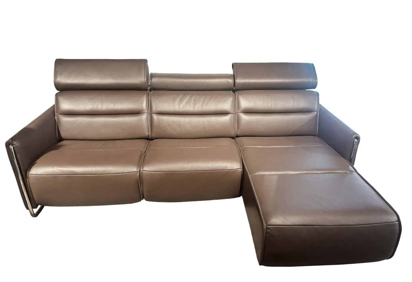 Sofa Emily braun von Stressless Leder ca. 250x184cm