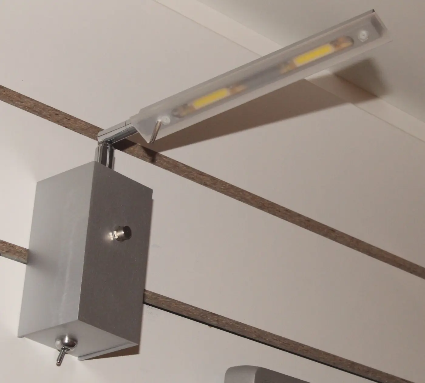 LED-Wandlampe 12680615 Nickel matt Aluminium