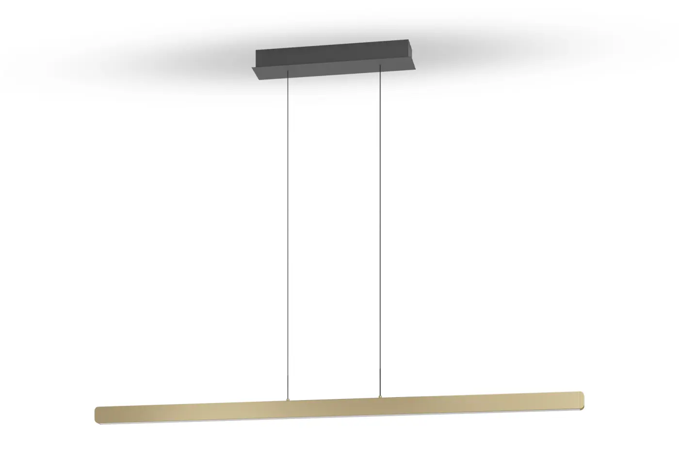 LED-Hängeleuchte 24479.1 braun Aluminium/Stahl ca. 150x10x150cm