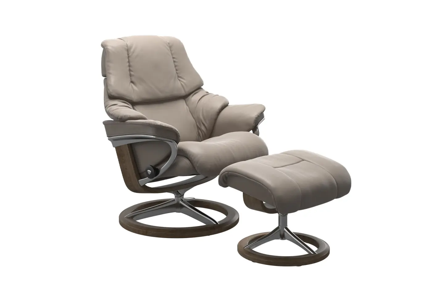 Ruhesessel Reno Paloma 44 Dark Mushroom von Stressless Leder ca. 83x100x76cm