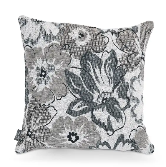 Dekokissen 15332.26 Flora grau 51% Polyacryl, 49% Polyester ca. 45x45x10cm
