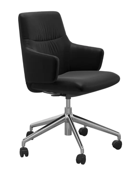 Sessel 17743.1 schwarz Leder