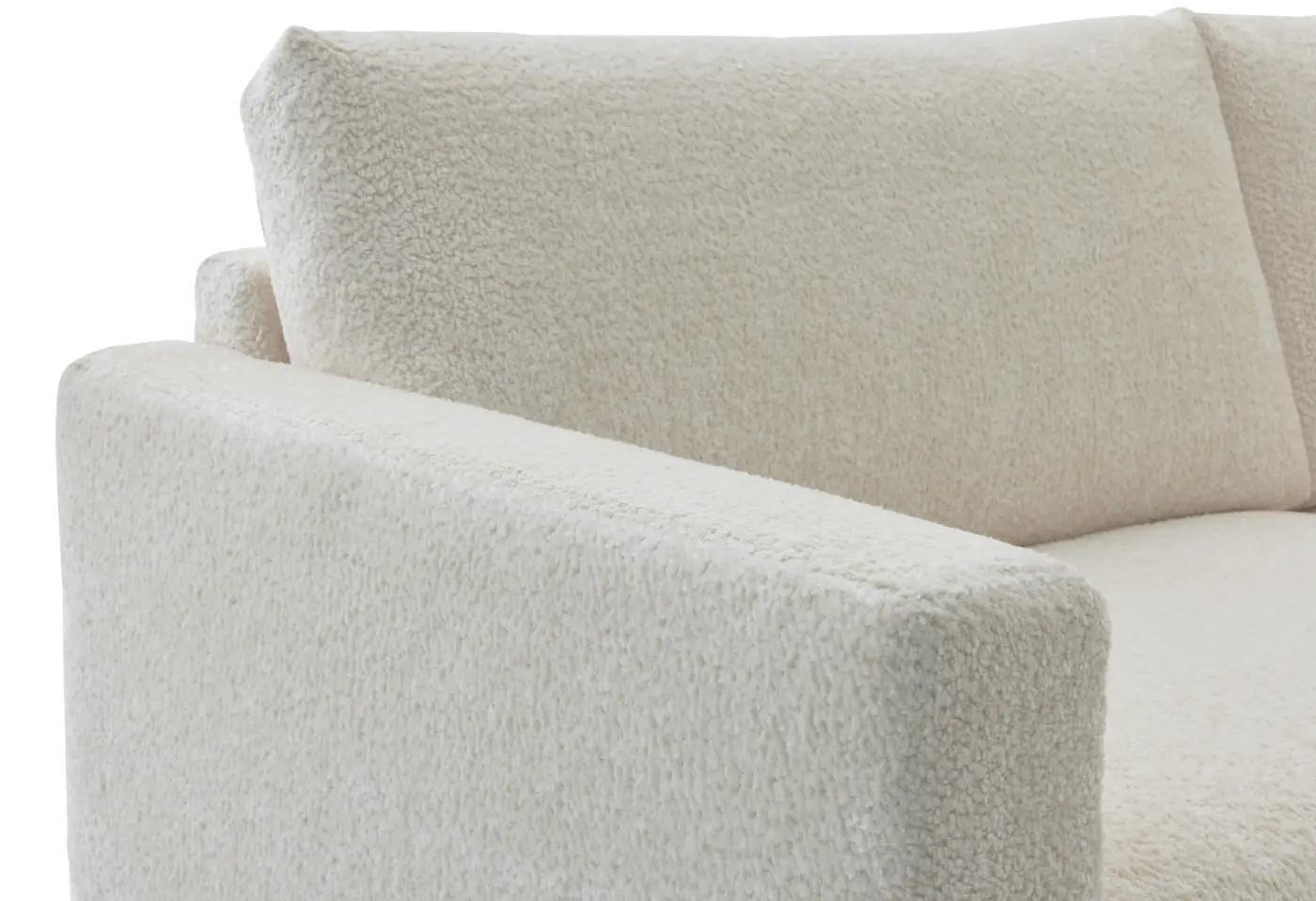 Sofa Roomio No. 4105 von Roomio Stoff Shaun white / PG 8 ca. 208cm