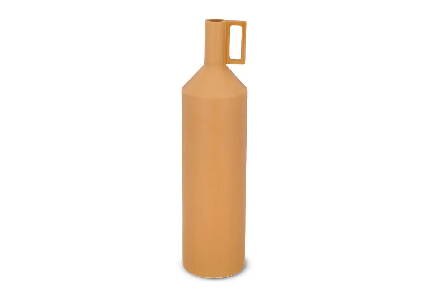 Vase 15x60cm Lepuro, amber, eckig amber Keramik ca. 60x15cm