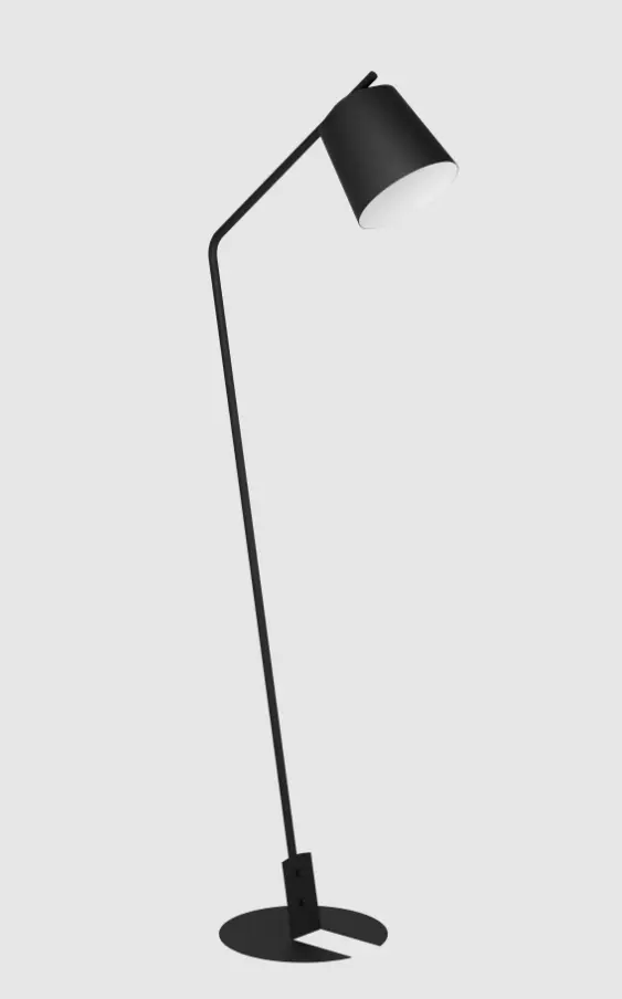 Stehleuchte Roomio 780949 Schwarz von Roomio Metall ca. 20x160,5x54cm